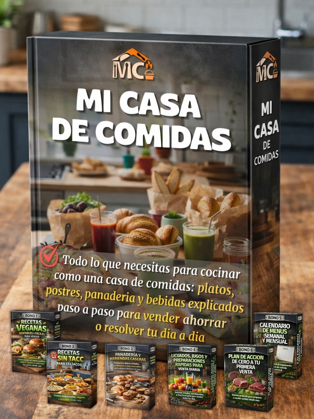 MI CASA DE COMIDAS + 6 BONUS DE REGALO
